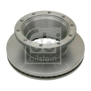 Febi 2 x Internally Vented Front Brake Discs 24227