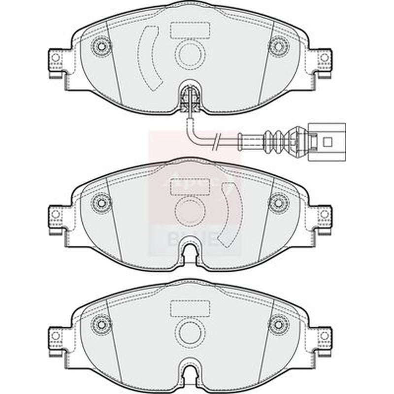 Apec Front Brake Pad Set PD3365