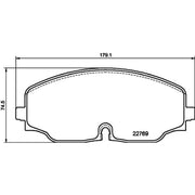 DON Brake Pad Set PCP1628