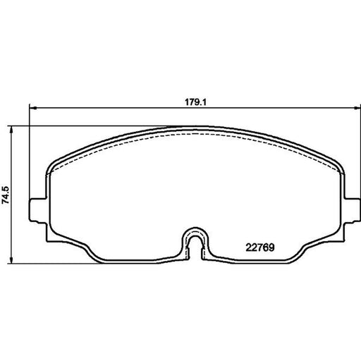 Mintex Front Brake Pad Set MDB4106