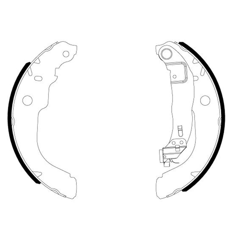 Mintex Brake Shoe Set Axle Kit MFR760