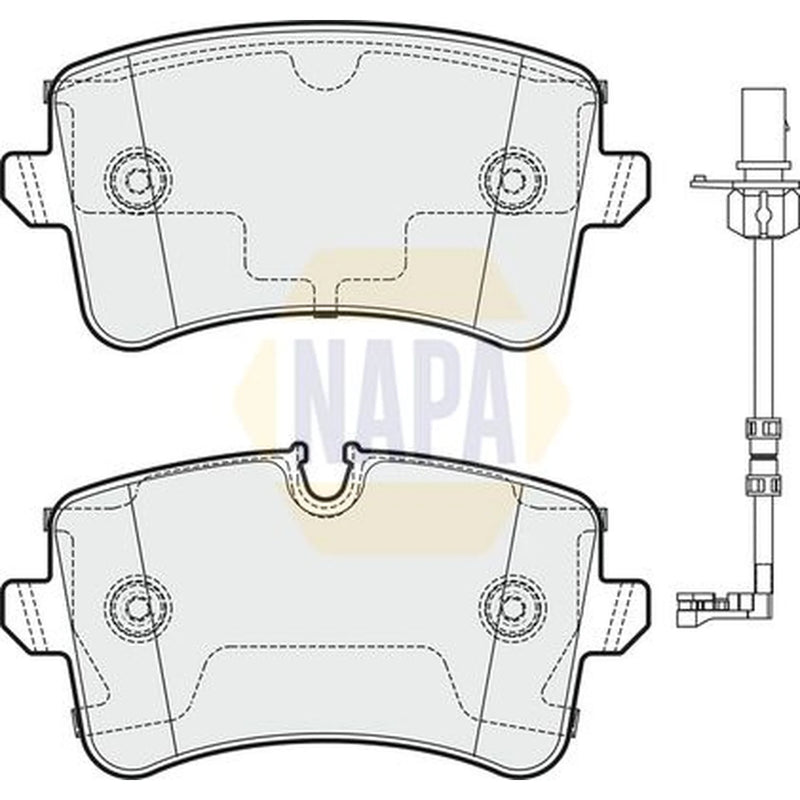 NAPA Rear Brake Pad Set NBP1536
