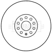 Borg & Beck 2 x Vented Front Brake Discs BBD5963S-x2