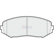 Fahren Front Brake Pad Set fits Suzuki Grand Vitara II 2005-2015 1.6 1.9 2.0 2.4