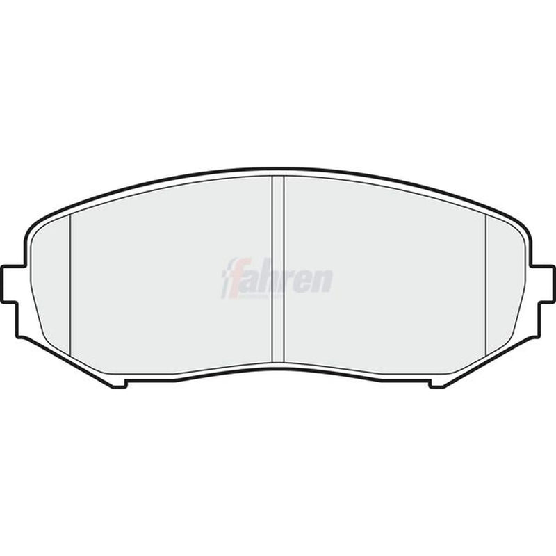 Fahren Front Brake Pad Set FBP3642