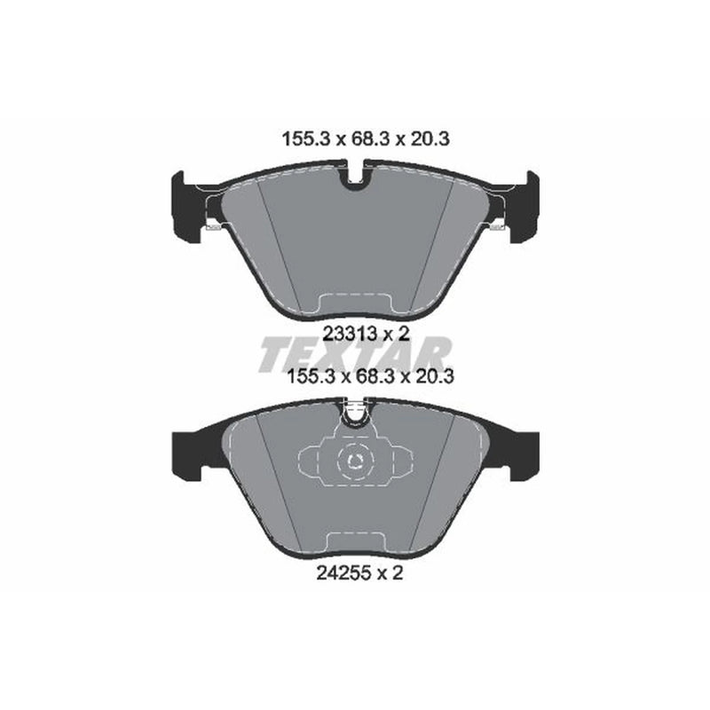 Textar Front Brake Pad Set 2331301