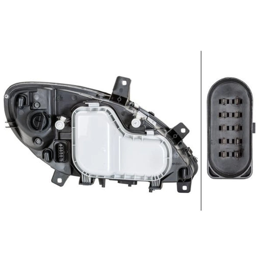 Hella Headlight Headlamp H7/H7 Left 1EG 246 041-011