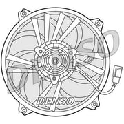 Denso Engine Cooling Fan DER21015