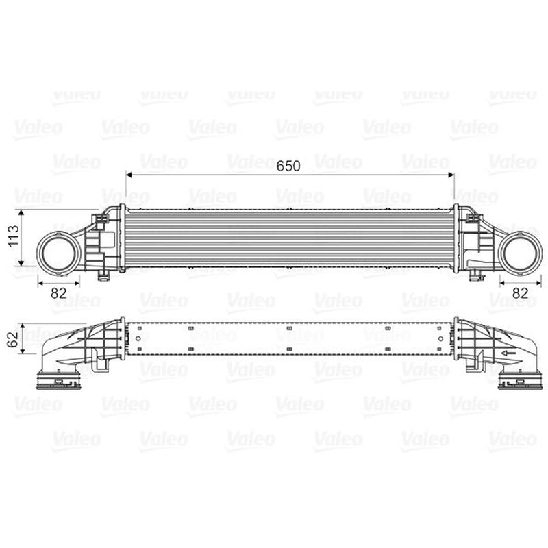 Valeo Intercooler (Charge Air Cooler) 818587