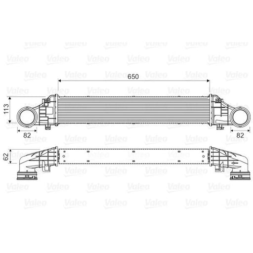 Valeo Intercooler (Charge Air Cooler) 818587