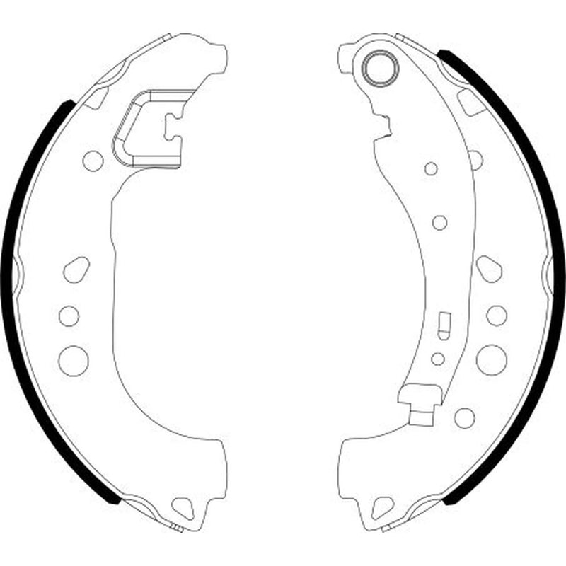Textar Brake Shoe Set Axle Kit 91081700