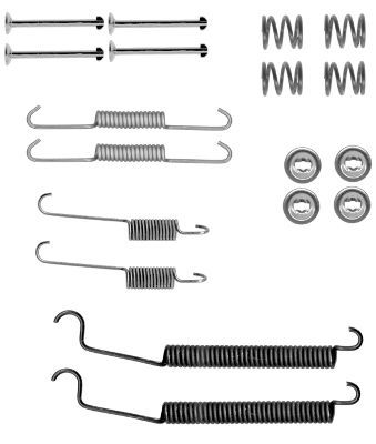 Textar Brake Shoe Accessory Kit Rear 97037900