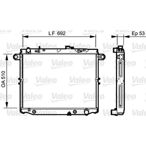 Valeo Engine Radiator 734192