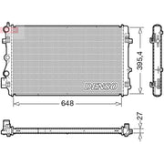 Denso Engine Radiator fits Audi A1 2011-2018 1.4 1.8 2.0