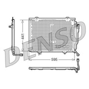 Denso Air Conditioning Condenser DCN17012