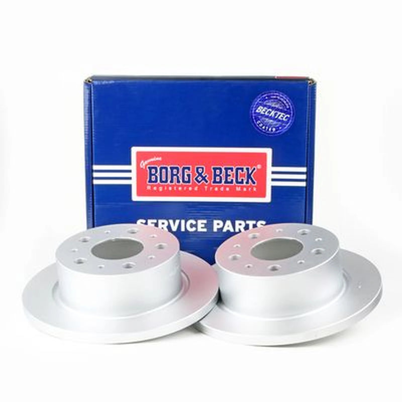 Borg & Beck 2 x Solid Rear Brake Discs BBD4621-x2