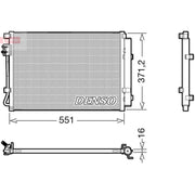 Denso Air Conditioning Condenser fits Hyundai Accent IV 2010-2018 1.4 1.6