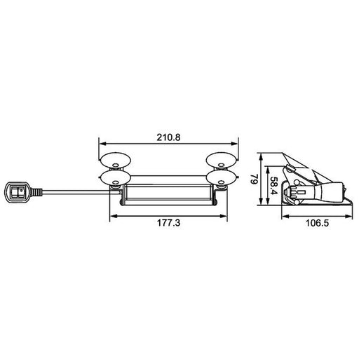 Hella Strobe-Type Beacon High 2XD 014 053-011
