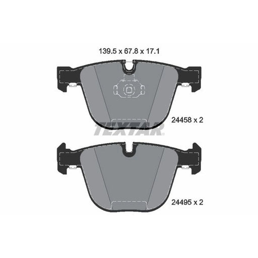 Textar Rear Brake Pad Set 2445801