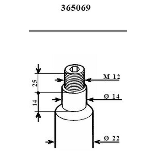 KYB Shock Absorber Damper Strut Front 365069
