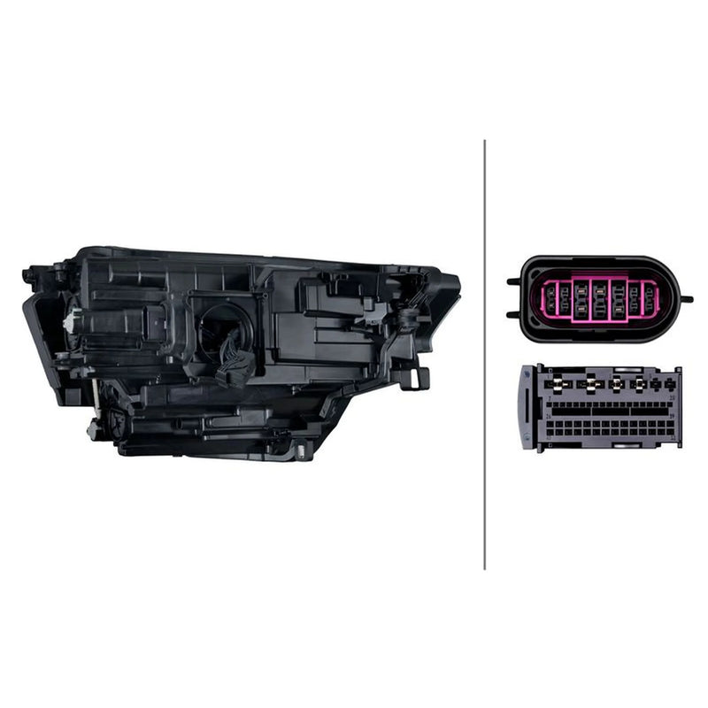 Hella Headlight Headlamp LED Left 1EX 016 263-551