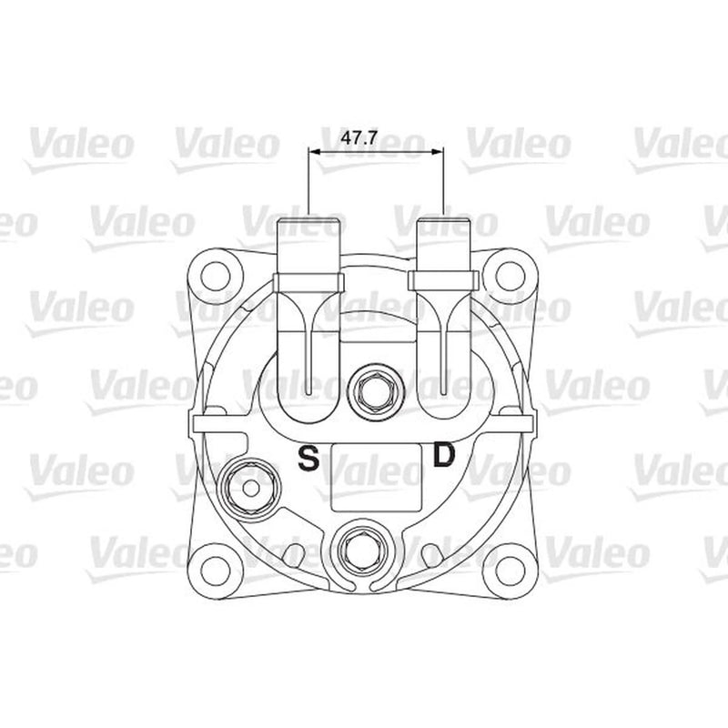 Valeo Air Conditioning Compressor 716655