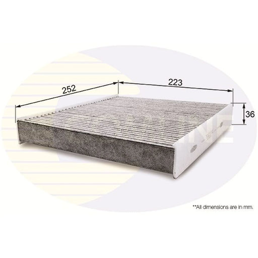 Comline Cabin Air Filter (Pollen Filter) EKF332A