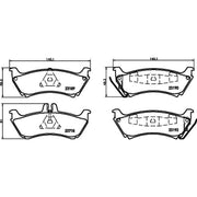 Mintex Rear Brake Pad Set MDB2091