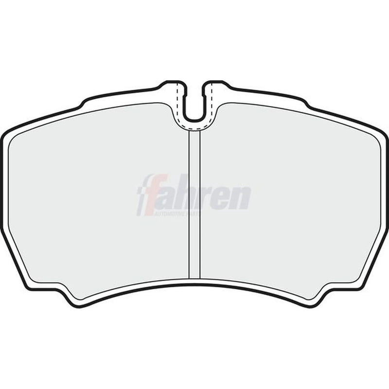 Fahren Rear Brake Pad Set fits Ford Transit 2006-2014 2.2 2.3 2.4 3.2