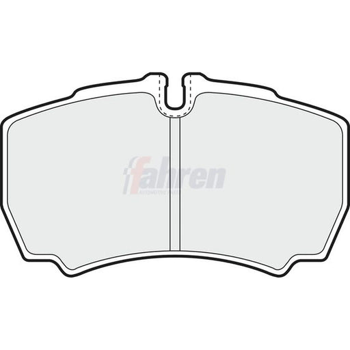 Fahren Rear Brake Pad Set FBP3102