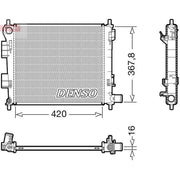 Denso Engine Radiator DRM41025