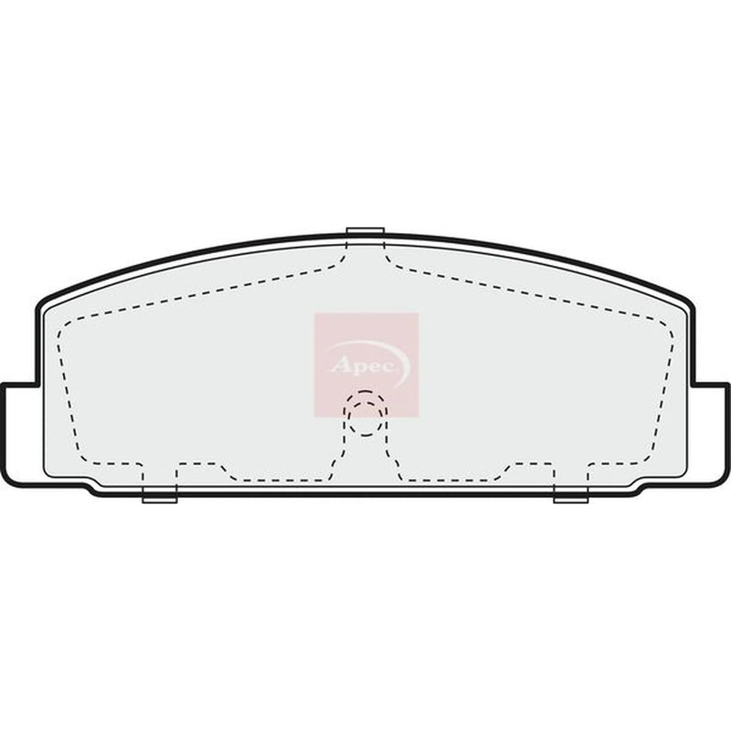 Apec Rear Brake Pad Set PAD1090