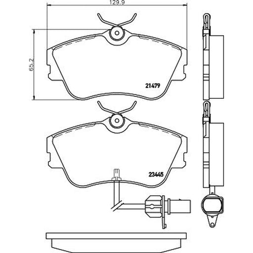 Mintex Front Brake Pad Set MDB2177