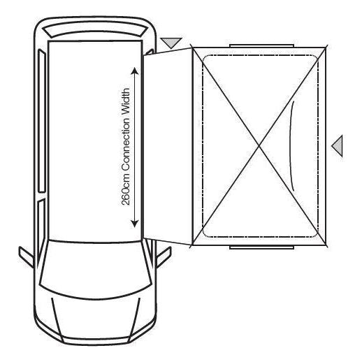 Outdoor Revolution Cayman Cuda F/G Driveaway Awning Campervan (180-240) - Outdoor Revolution - Van Life Living