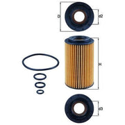 Mahle Engine Oil Filter OX 153/7D