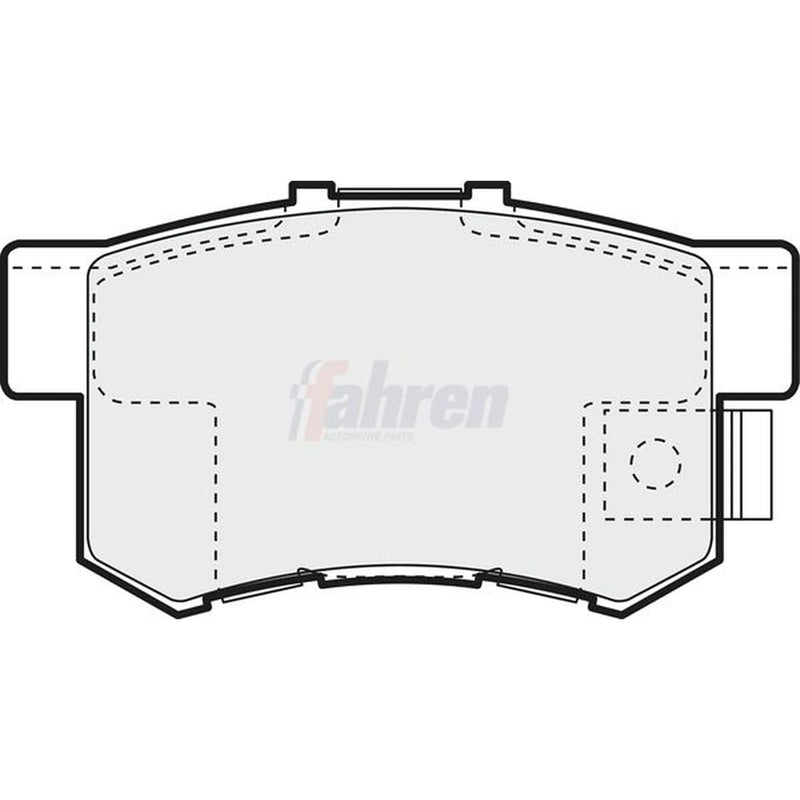 Fahren Rear Brake Pad Set fits Acura Legend 1988-1991 2.0