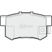 Fahren Front & Rear Brake Discs & Pads fits Honda Stepwgn 2000-2005 2.0