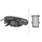 Hella Headlight Headlamp H7/H1 Left 1EH 354 811-051