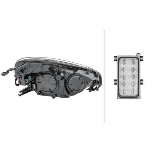 Hella Headlight Headlamp H7/H1 Left 1EH 354 811-051