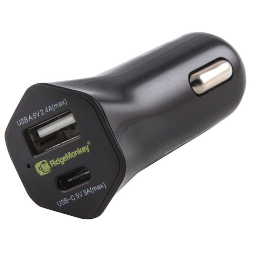 RidgeMonkey Vault 15w USB-C Car Charger - RidgeMonkey - Van Life Living