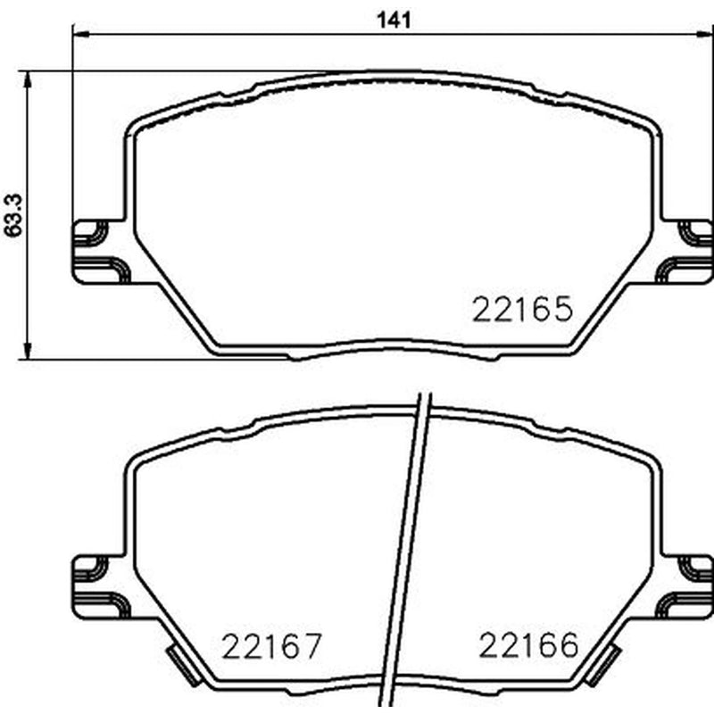 Mintex Front Brake Pad Set MDB3770