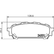 Mintex Rear Brake Pad Set MDB2577