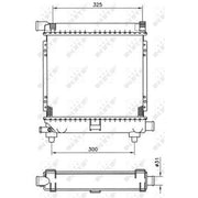 NRF Engine Radiator 507662