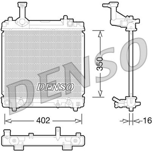 Denso Engine Radiator DRM47027