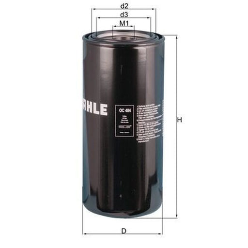 Mahle Engine Oil Filter OC 484
