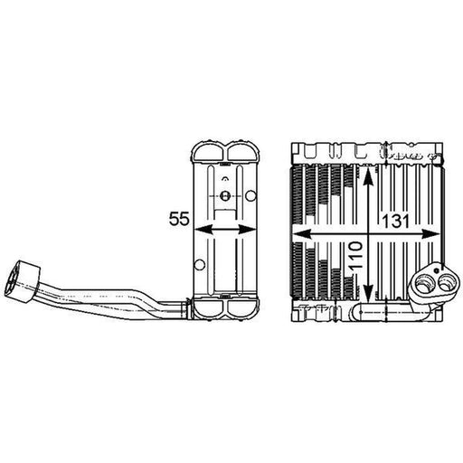 Mahle Air Conditioning Evaporator AE 115 000P