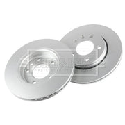 Borg & Beck 2 x Vented Rear Brake Discs BBD4387-x2