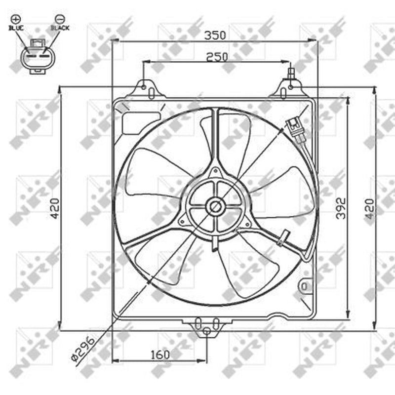 NRF Engine Cooling Fan 47753
