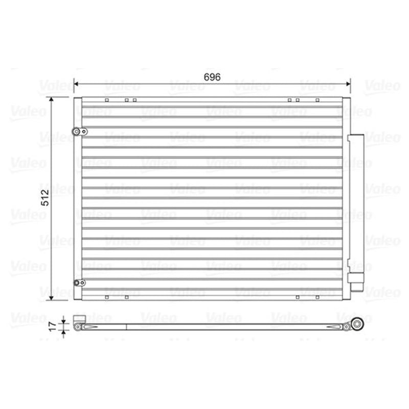 Valeo Air Conditioning Condenser 814448