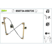 Valeo Electric Window Regulator Lifter Right Front 850735